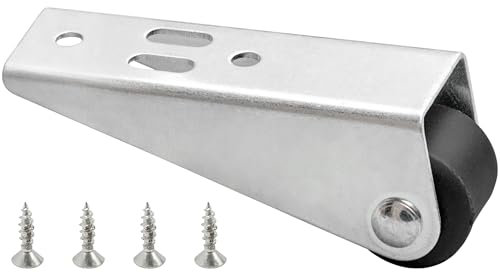 Lot de 10 roulettes fixes - Roulettes lisses pour différents types de meubles