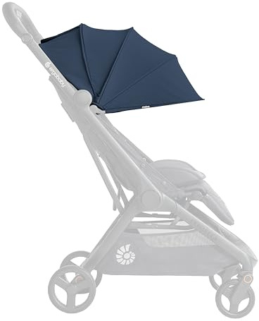 Ergobaby Metro3 Sunshade, Sonnenverdeck für den Metro 3 Baby Kinderwagen Buggy, Sonnenschirm zum Schutz vor UV-Strahlen, Midnight Blue