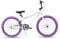 JOYSTAR Gemsbok 24 Zoll Kinder Freestyle BMX Fahrrad für Jungen Mädchen im Alter von 8-13 Jahren, 20“ Kinderfahrräder, Lila