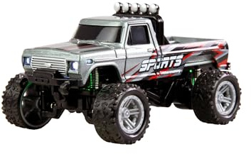 Amewi RC-Monstertruck Die Cast 1:64 RTR grau, mit Pistolenfernsteuerung