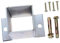DIYEAH Base en Acier Inoxydable pour Poteau - Support Carré 60x60x80mm - Fixation pour Terrasse, Balustrades, Rampes, Boîtes aux Lettres