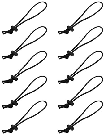 10 x Spanngurte, elastische Schnur, Zelt-Spanngurt, für Zelte, Baldachin, Camping, Gepäck, Spanngurte