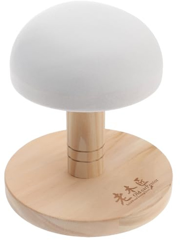 Tapis de Repassage Rond en Bois et Tissu, Table à Repasser | Stabilité Antidérapante, Format Portable, Repassage Plus Rapide, pour Draps et Vêtements, Salon ou Hôtel Couleur Aléatoire