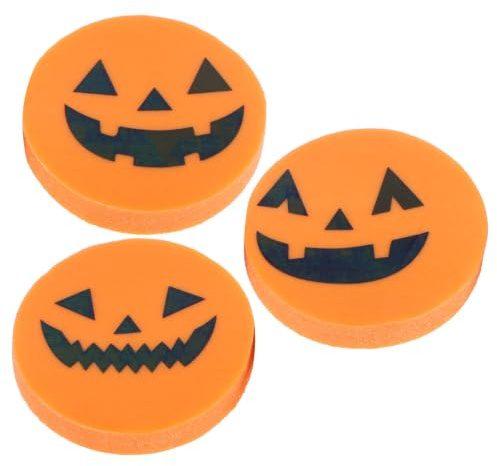 SWETRACE 36 Stück Kreative Kürbis Radiergummis aus Gummi für Schüler Leicht zu Radieren als Belohnung für Basteln zu Halloween