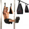 HemeraPhit Bauchgurt Arm Hänger Gürtel Pull Up Crunch Sling Workout verstellbar(schwarz orange)