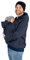 Viva la Mama - Männerjacke zum Babytragen Vorn, Allwetter, Softshell - Explorer - Marine - XXL