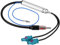 Adaptador de Antena estéreo para Radio de Coche, Amplificador de señal estéreo para Todos los Modelos con Conector Fakra Dual, Dual Fakra to Male DIN Cable for adaptador de antena fakra