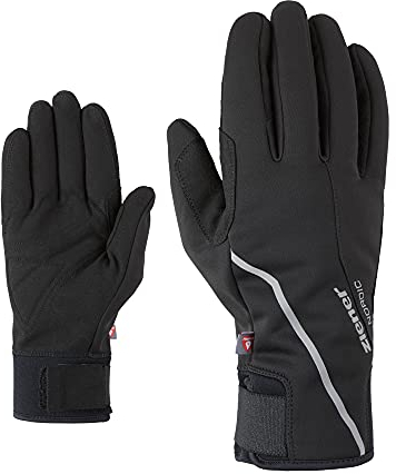 Ziener Herren ULTIMO Langlauf/Nordic/Crosscountry-Handschuhe | Primaloft Winddicht Soft-Shell, black, 11