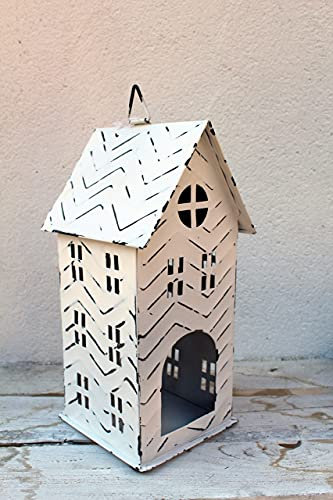 Haus Windlicht Shabby