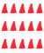 Mini Weihnachtsmütze Weihnachten Weinflasche Abdeckung: 50 Stücke Nikolausmütze Topper Cover Filz Weihnachtsmann Mütze Besteckhalter Puppe Flaschen Kleidung Verpackung Weihnachtsdeko Tischdeko