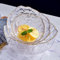 Eden & Willow E&W Wavy Gold Edge Glass Serving Bowls, Dishes for Salad, Fruits and Desserts (1, Set of 3, Mixed Sizes)