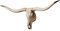 perfk Resin Animal Skulls Head Decors Wall Mount Animal Sculpture Wall Hanging Decor Vivid, A 77.5x32x12cm