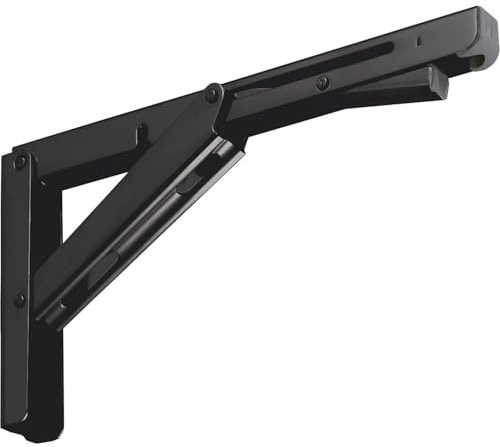 LAMP® Konsole EB-303 klappbar, ohne Dämpfung, Edelstahl schwarz