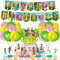 Tinker Bell Birthday Decoration Set - Balloons, Cake Toppers, Happy Birthday Banner, Party Decorations