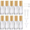 Segbeauty Frasco Perfume Recargable, Botella de Perfume Viaje, 10 Piezas Botella de Spray Vacía de Perfume Recargable Portátil 10ml, Perfume Pulverizadores para Bolso (Transparente)