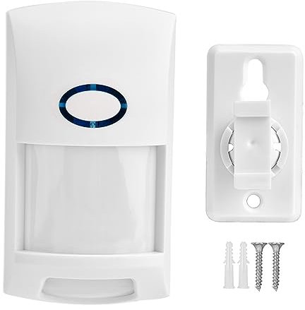 Leapiture 433 MHz Kabelloser Infrarot-Detektor-Alarm, Alarmsensor 110° PIR-Sensor 25 Kg Großer Erkennungsbereich, Haustierimmun-Sicherheitsalarm