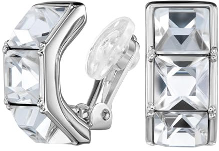 Traveller Ohrclip - Kristalle - Platinert - 157625