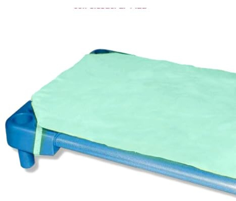 Bettlaken für Kinderbett mit Gummizug für Kinderbett Größe 60 x 140 cm (grün) nicht gefüttert