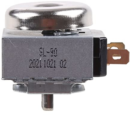 Abcsweet Interruttore timer 90 minuti per forno a microonde, forno elettrico, vapore, fornello - argento