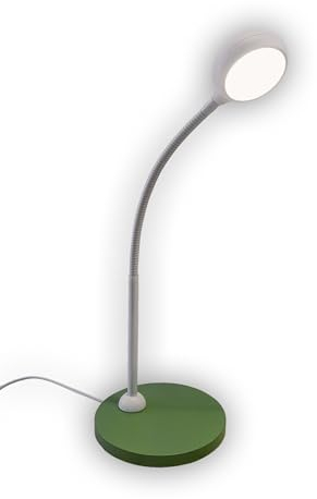 Niermann Standby Tischleuchte Salbeigrün, GX53, 7-9 Watt, Holz/Metall, Made in Germany, Kinderlampe, Kinderleuchte