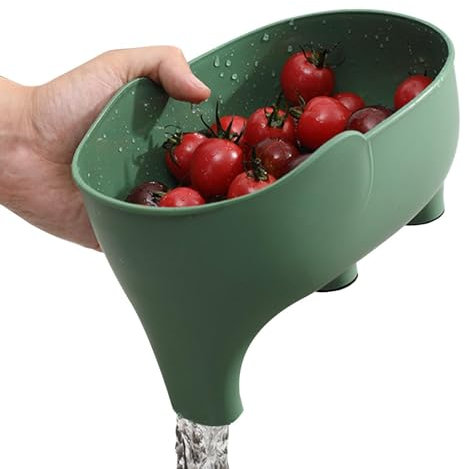 Elefanten-Lebensmittelsieb – Küchensieb in Tierform, Gemüse-Spülkorb, multifunktional, bezaubernd, Elefantenform, konsistentes transparentes Filtergestell für und Gemüse