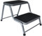 Caravan Tritt 2 Stufen 45x64x38 cm aus Stahl bis zu 150kg belastbar mit Anti-Rutsch-Trittfläche Doppeltrittstufe Einstiegshilfe Wohnwagen Wohnmobil Doppelstufe Zweistufiger Tritthocker
