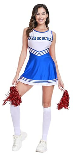 Viunychn Stitch adventskalender 2024,Cheerleader Kostüm Damen Karneval Cheerleader - Cheerleader Kostüm Damen Cheerleader Cheerleader Kostüm Cheerleader Outfit Kostüme Damen Karneval