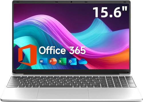 jumper Ordinateur portable 15,6 , 4 Go de RAM 128 Go SSD, processeur d'ordinateur portable 5205U, batterie 38 Wh, double haut-parleur, type C, USB 3.0, clavier numérique, Office 365