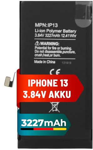 Mpsmobile® Akku für iPhone 13 | Dekodiert mit IC | Langlebige Leistung für Zuverlässige Nutzung