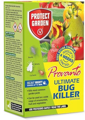 Ultimate Bug Killer Concentrate – 30ml (Pack of 1) | Makes Up to 60L | Fast-Acting Insecticide | 4 Weeks Protection | For Indoor & Outdoor Use on Edible & Ornamental Plants