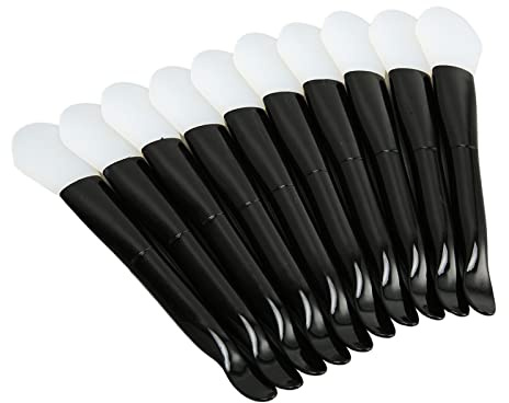 10pcs Gesichtsmaskepinsel, Tonmaske -Applikator mit Doppelseitiger Maske mit Löffel, Tragbarem -up Spatel für Schlamm, Ton, Mischmaske Holzkohle