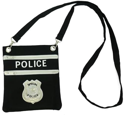 TrendandStylez Police Polizei Umhängetasche, Karnevalstasche, Motto Party für Kinder und Erwachsene