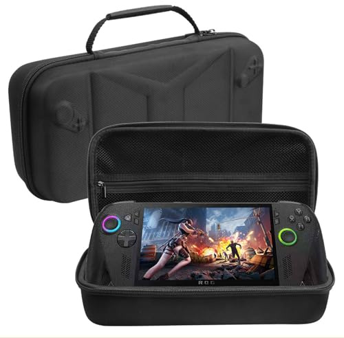 Growalleter Estuche de Transporte para ASUS ROG Xbox Ally/Ally X, Funda rígida portátil, Multifuncional, para Viajes y Almacenamiento Protector para Consola de Juegos portátil y Accesorios (EVA-L)