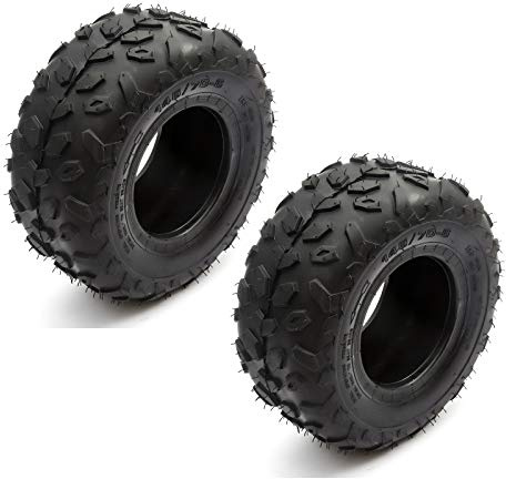2 Pack 145/70-6 Inch Tyres Quad Bike Rear Compatible Replacement With Meerkats & Chinese Quads/ATV