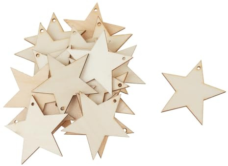 VBS XXL 20er-Pack Holz-Streuteile ca. 5,5cm Streudeko Tischdeko