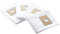 Nilfisk 4 Bolsas de Polvo en Vellón para Aspiradoras Multi - Fleece Dustbags Originales - Accessorios para Aspiradores de Agua y Polvo - 50 L (107417196)