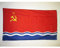 AZ FLAG - Flagge Lettische Sozialistische Sowjetrepublik 1940-1990 - 90x60 cm - Lettische Ssr Fahne 60 x 90 Cm Scheide Für Mast - Flaggen
