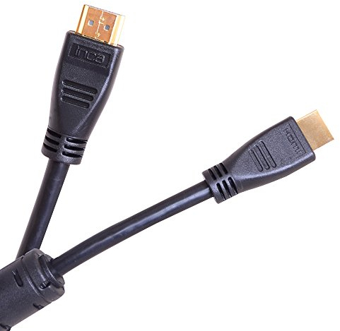inca HDMI kabel 1.4 - Vergoldete Stecker - 4K Ultra-HD Auflösungen bis zu 2160p - kompatibel mit TV, Monitor, PS5, Xbox, PC - 1.8m