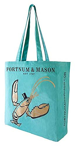 Fortnum and Mason London UK Fortnum's Lobster Bag for Life Shopping Bag, Grocery - USA STOCK, Green, M