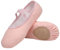 Scarpe Danza Classica Tela Scarpette Ballo Mezze Punta Suola Spezzata Ginnastica Ballo per Bambini Ragazze Donna Adulto Rosa 33