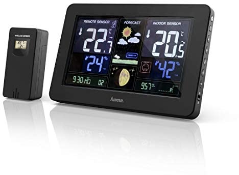 Hama Farbwetterstation Premium mit USB Ladefunktion