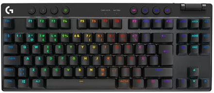Logitech G PRO X TKL LIGHTSPEED tastiera gaming wireless - Nero - Nordic - TACTILE