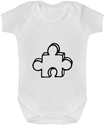 Azeeda 6-12 Month 'Jigsaw Piece' Baby Grow/Bodysuit (GR00032546)