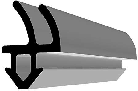 Horivert Fensterdichtung S-1388 schwarz 10m Gummidichtung Tür Balkon Dichtungsband Oberlicht Scheibe Luftzugstopper PVC Fenster Kunststofffensterdichtungen