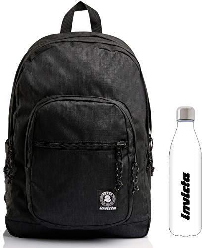 Zaino Jelek 2Tone Invicta Nero + Borraccia bianca