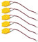 SIMPLETEK - 5 piles BIOS CR2032 CMOS 3 V 2 broches pour ordinateur portable | Bios | Jaune (x5)