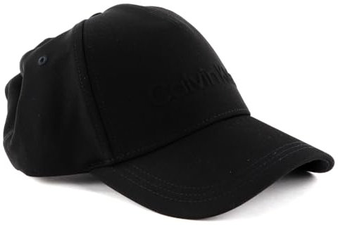 Calvin Klein Debossed BB Cap CK Black