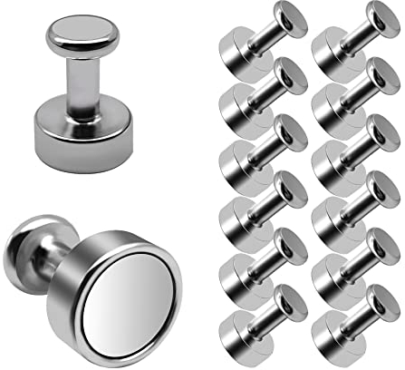 Magnete Stark Magnete für Magnettafel 12 Stück Starke Kühlschrank Magneten für Whiteboard Pinnwand Tafelmagnete