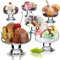 KADAX Eisbecher Glas Set, Eisschalen, Dessertgläser mit Fuß, Eisgläser, Dessertschalen für Eiscreme, Desserts, Obst, Vorspeise, Cocktails, Dessertgläser, Eiscremegläser (6, 180 ml)