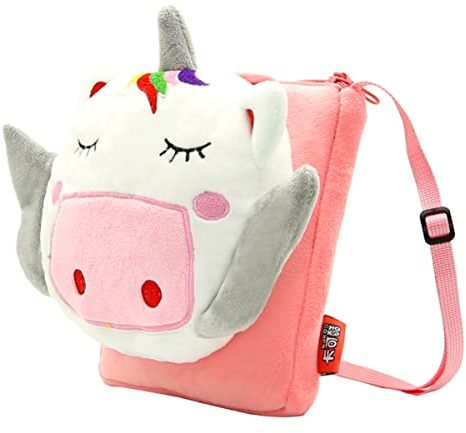 TENDYCOCO 1stk Einhorn Umhängetasche Plüsch-Einhorn-Handtasche Plüsch-Einhorn-Tasche Neuheit Umhängetasche Einhorn-umhängetasche Plüsch Umhängetasche Kind Polyester Cartoon-Tasche Behaart